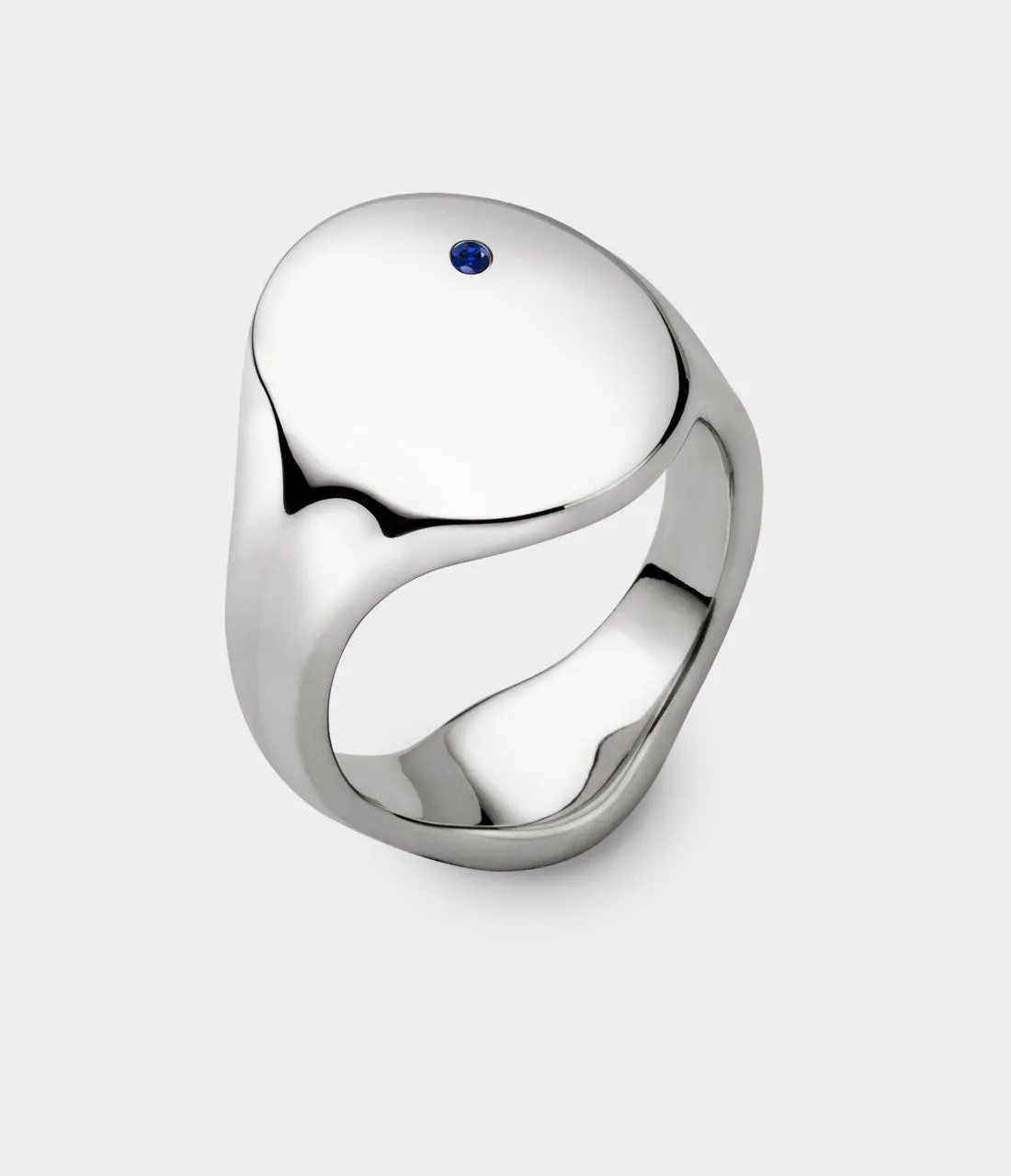 Oval Women's Signet Ring