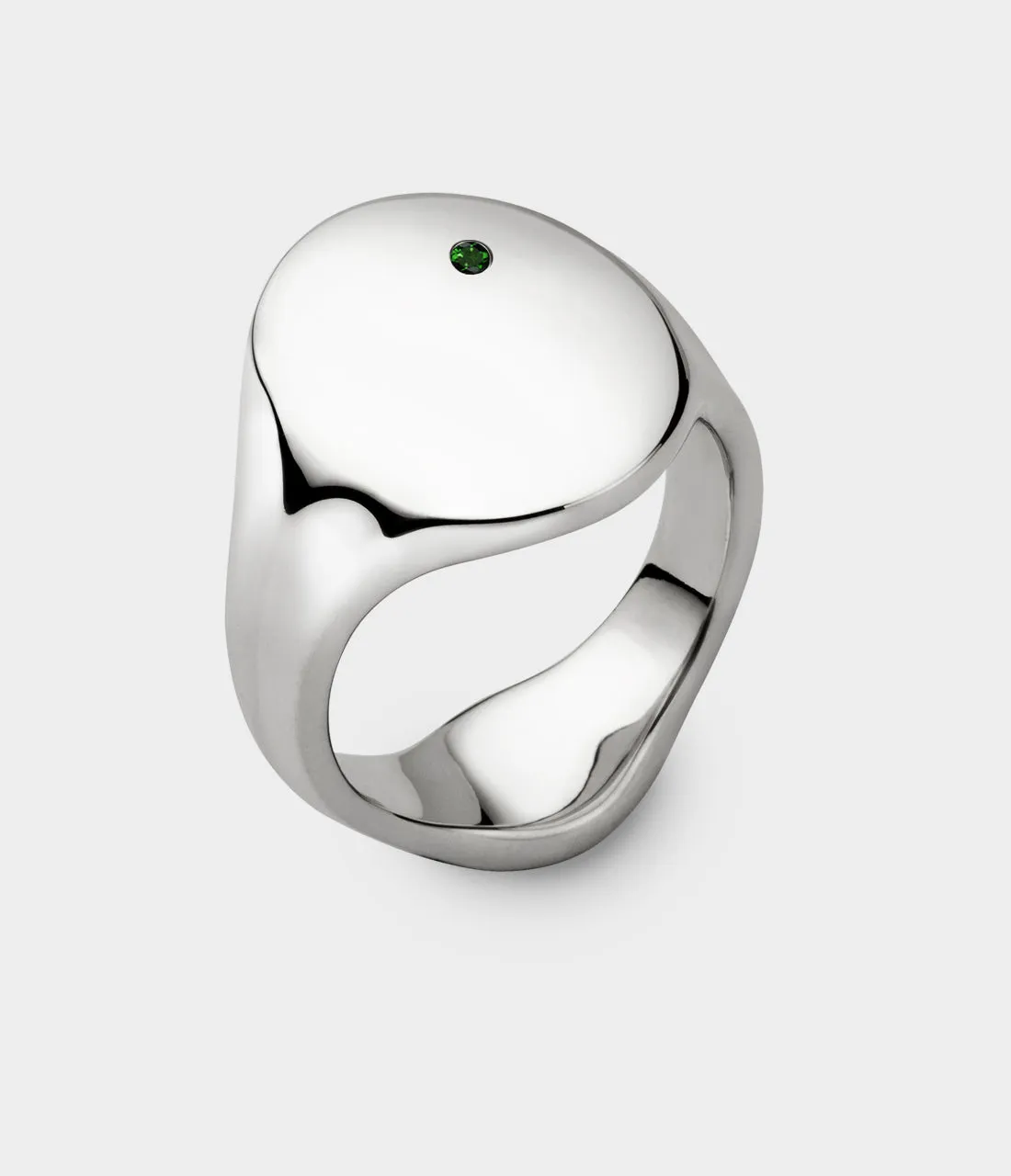 Oval Women's Signet Ring