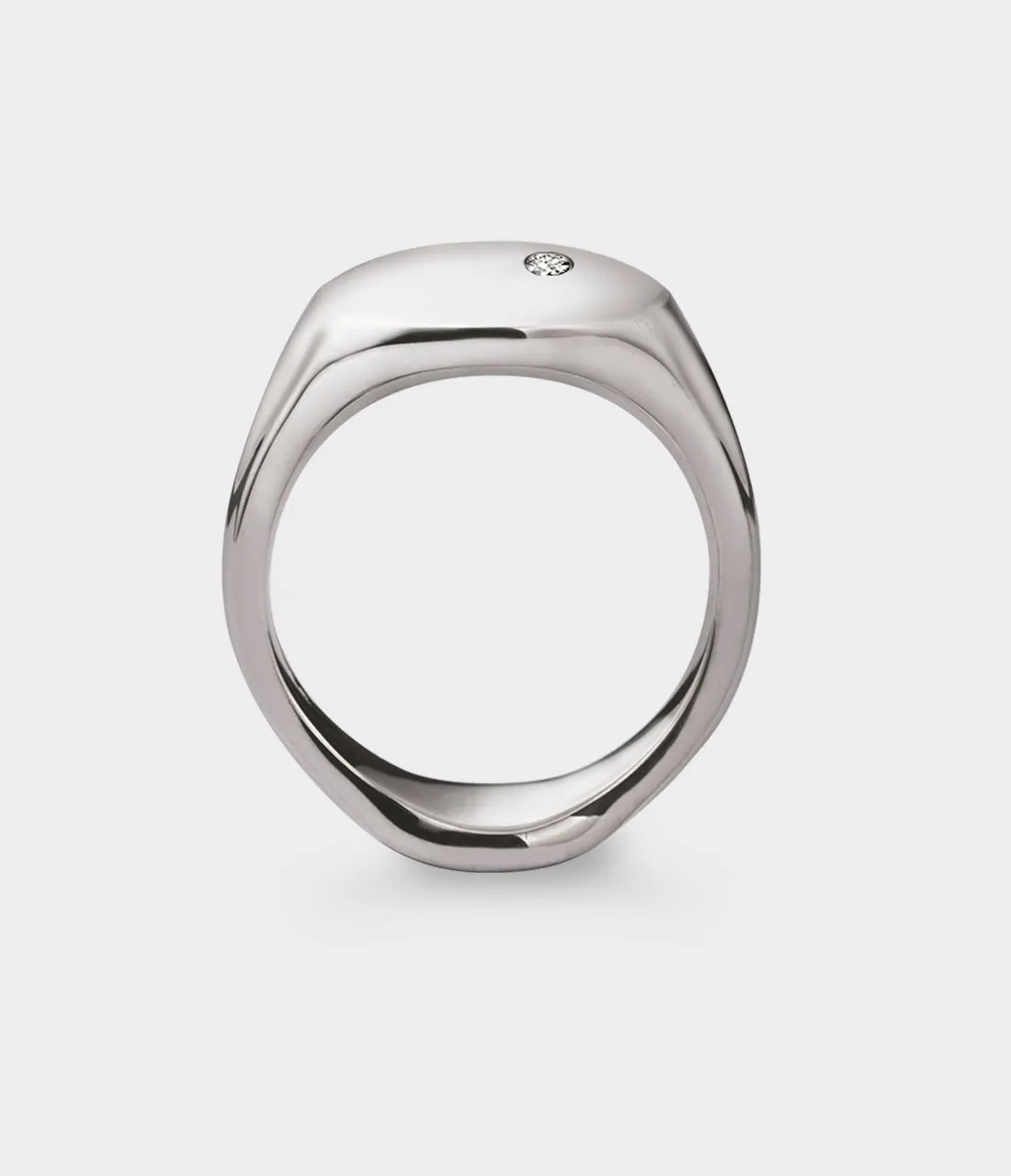 Oval Women's Signet Ring