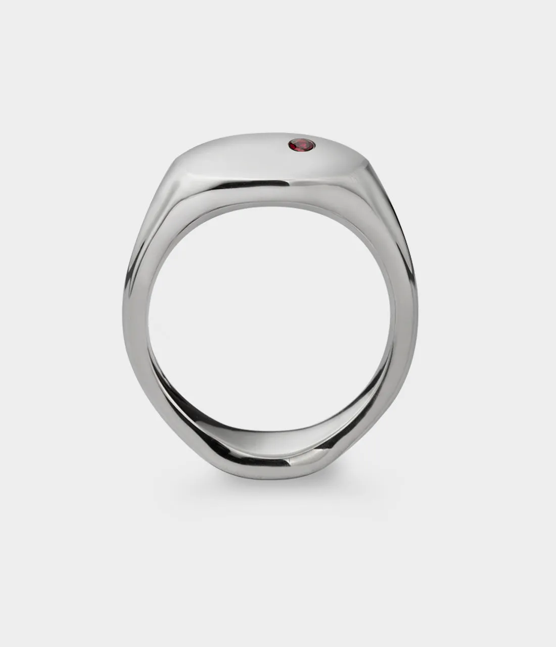 Oval Women's Signet Ring