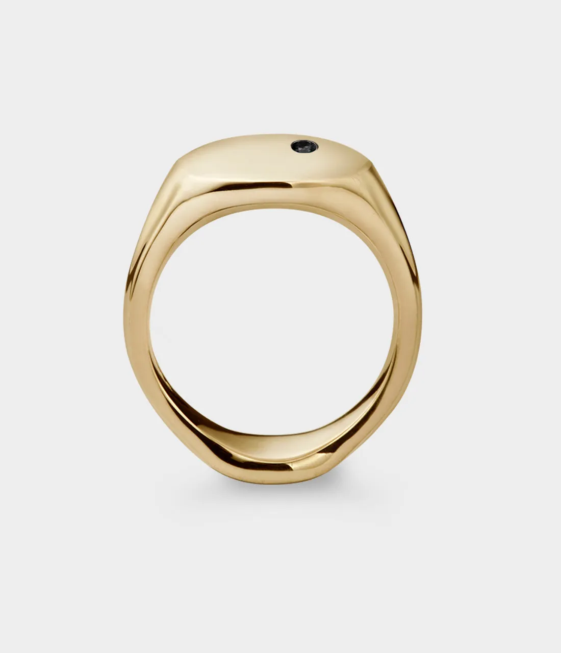 Oval Women's Signet Ring