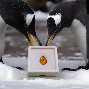 Pebble gift - Amber