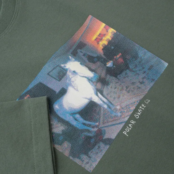 Polar Horse Dream T- Shirt - Jade Green