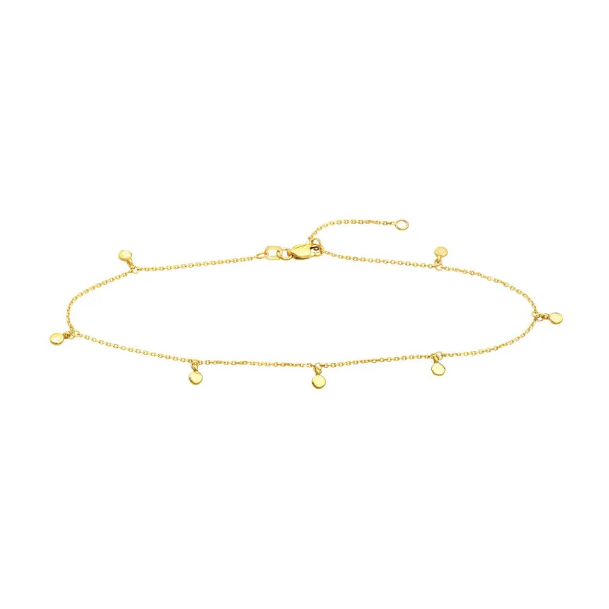 Real Gold Ankle Bracelet