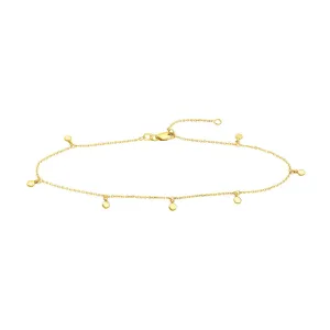 Real Gold Ankle Bracelet