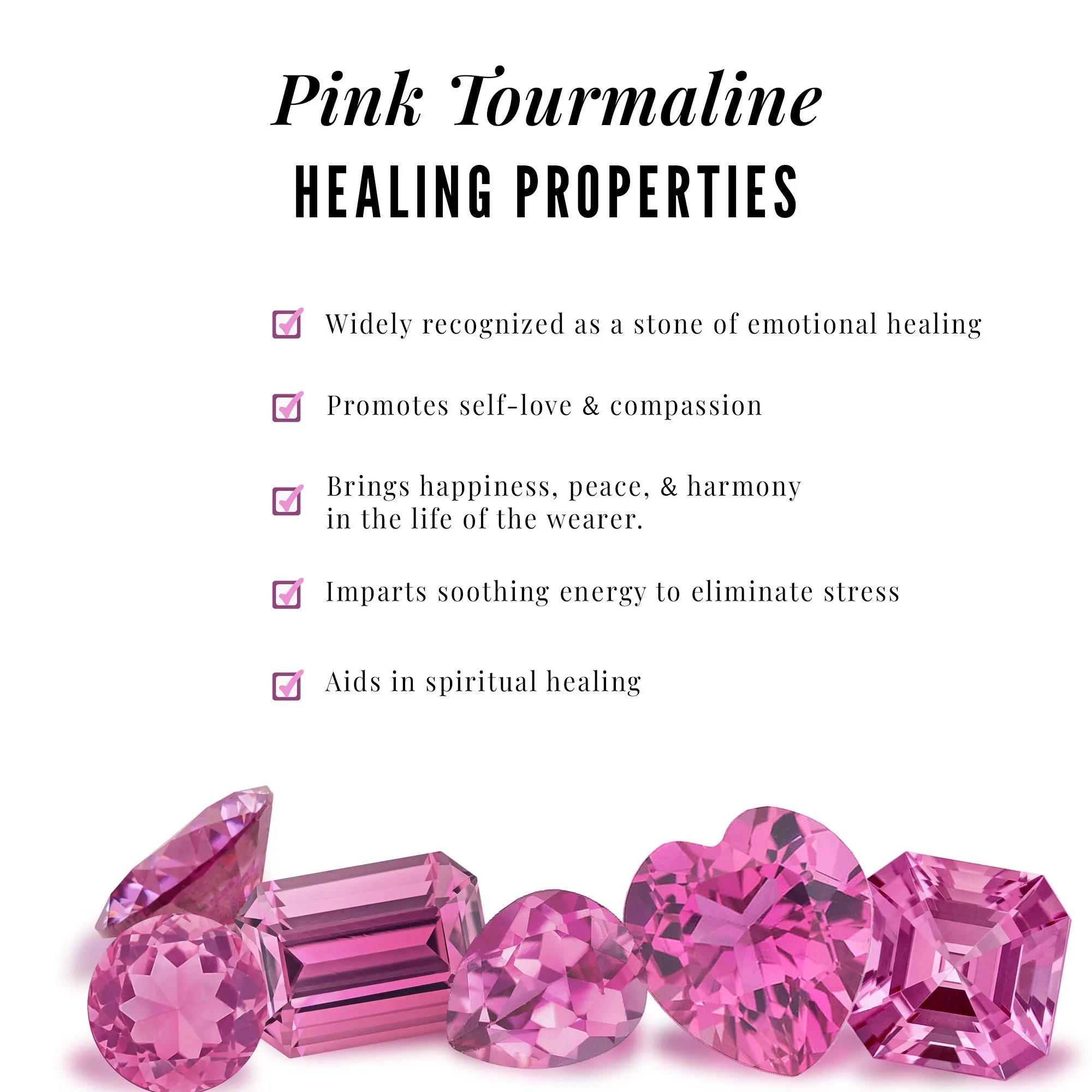 Real Pink Tourmaline Heart Pendant with Diamond Bail