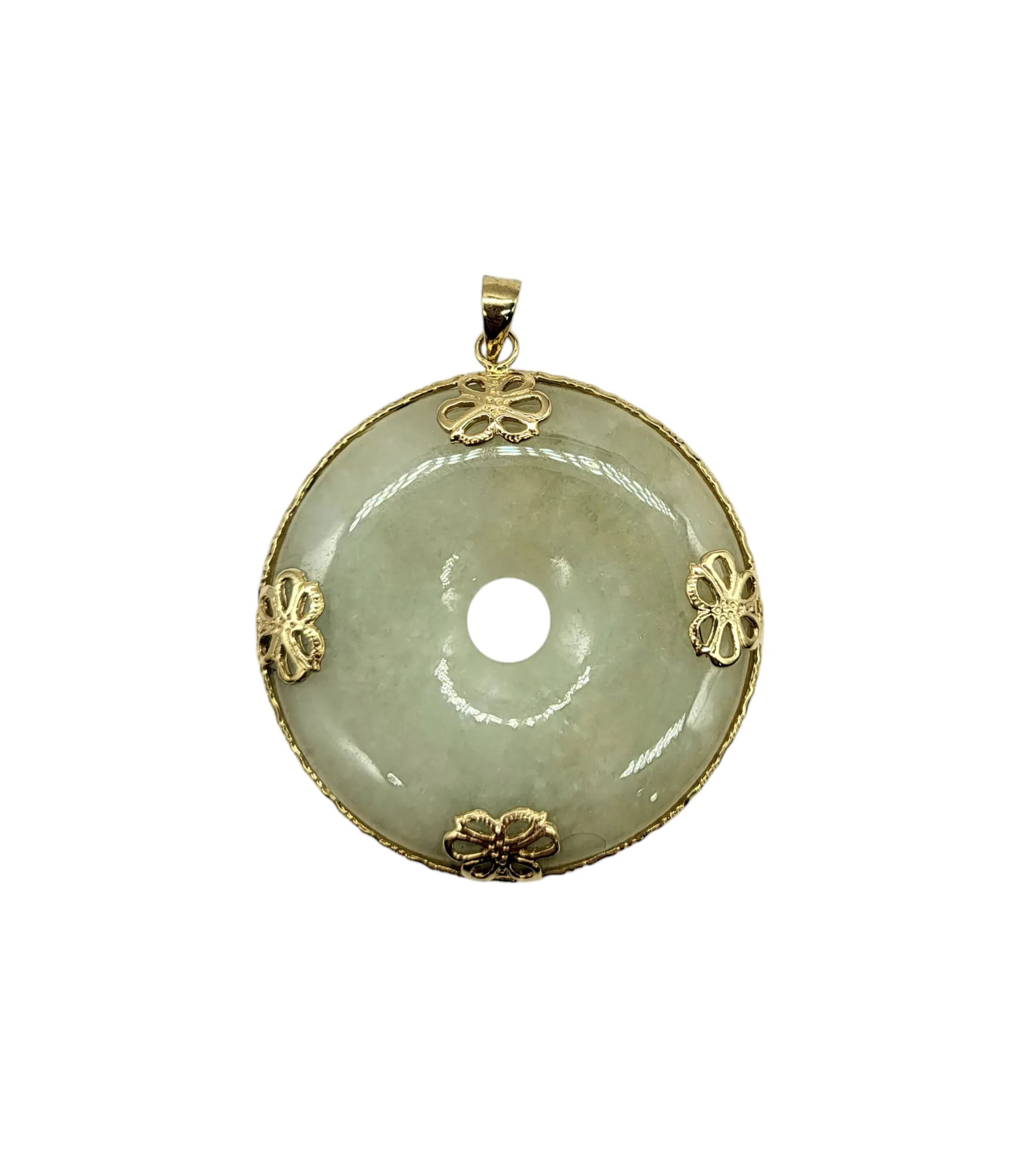 Round Jade Pendant