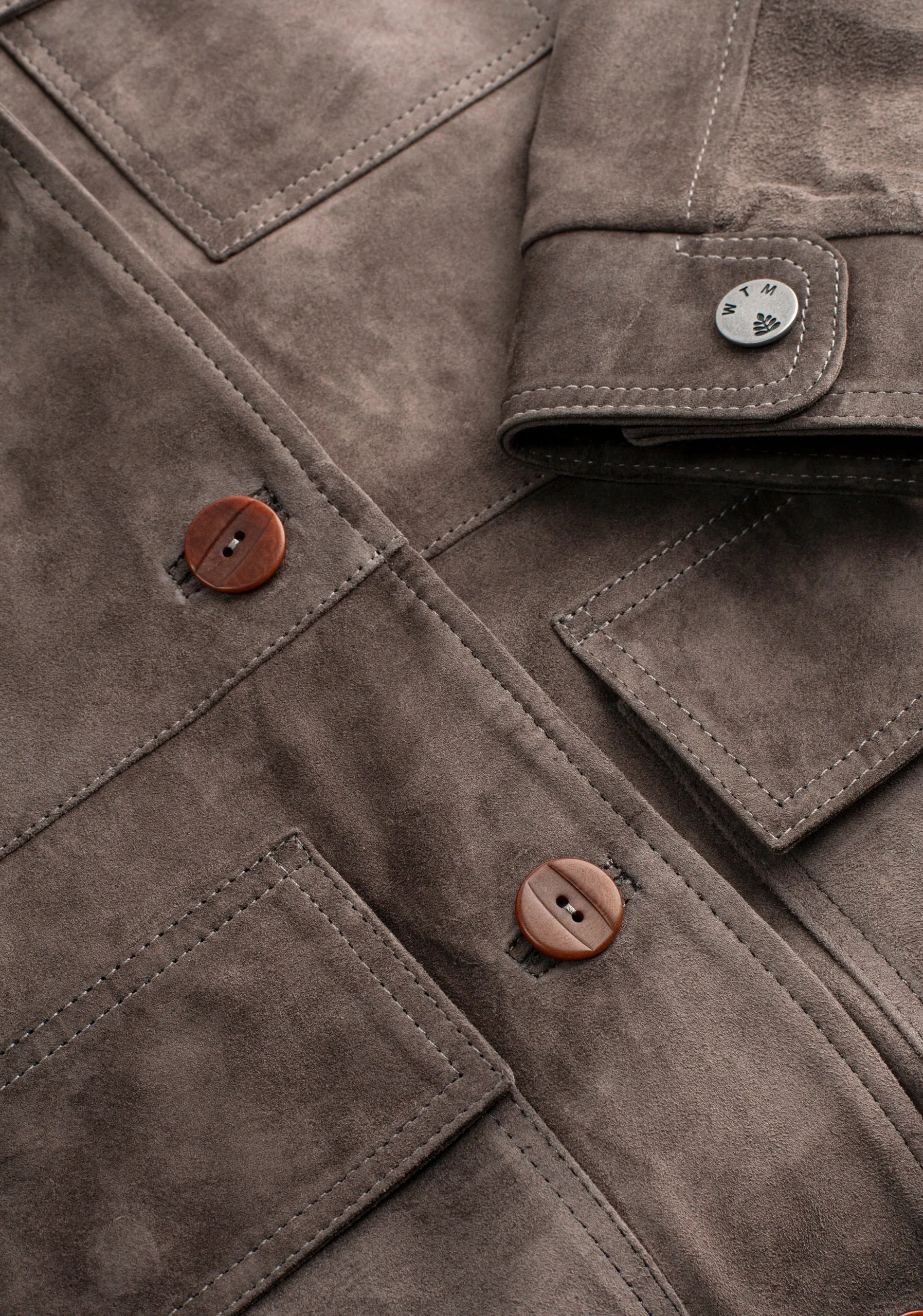 Ruanda Suede Taupe Jacket