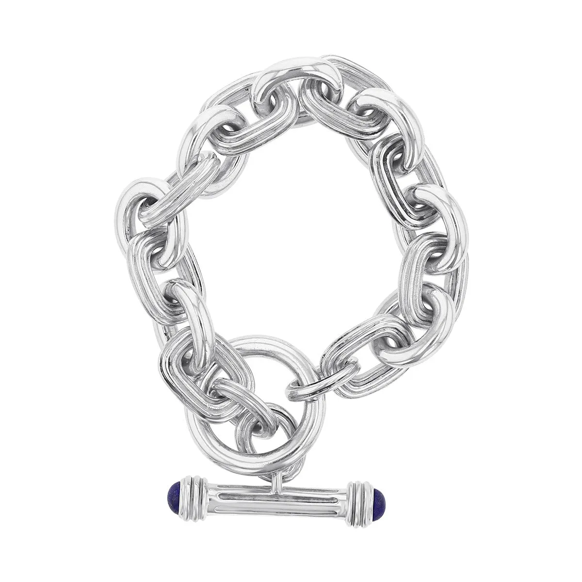 Slane Sterling Silver Lapis Lazuli Link Bracelet