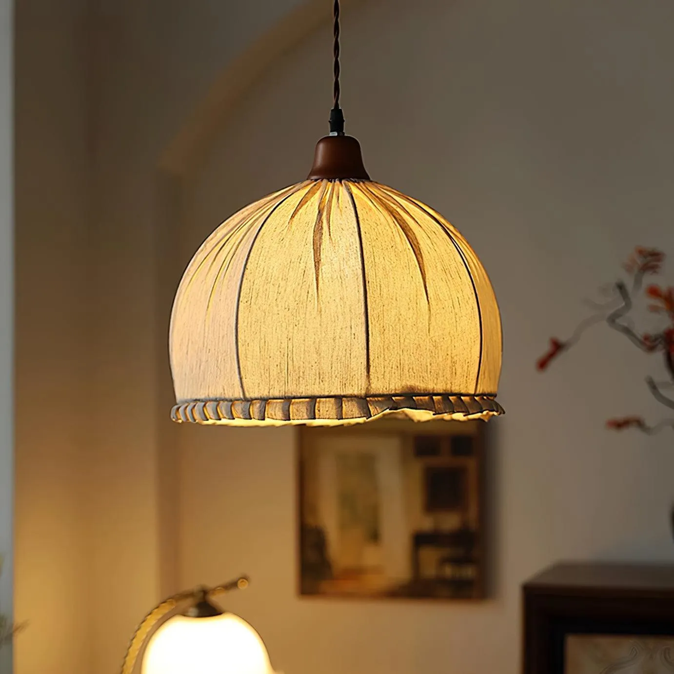 Soren Fabric Pendant Lamp 11.8″- 13.8″