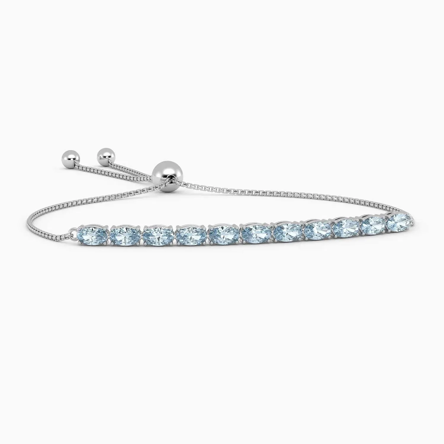 Topaz Tennis crafted Bracelet in 925 Sterling Silver | Irosk Australia ®