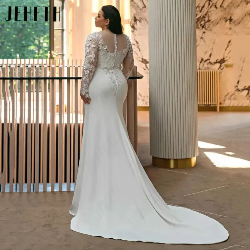 Women Plus Size Wedding Bridal Dress