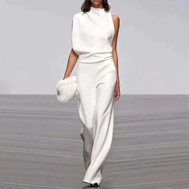 Women's Summer Glam Jumpsuit: Effortless Chic Style